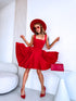 Corset dress "MARAKUJA A1160" - RED